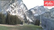 Archived webcam image showing Top station Holzegg on 5 May 2026 at 06:36