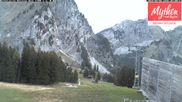 Archived webcam image showing Top station Holzegg on 5 May 2026 at 07:36