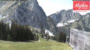 Archiviertes Webcam Bild: Bergstation Holzegg am 28.05.2026 um 14:47 Uhr