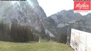 Archived webcam image showing Top station Holzegg on 28 May 2026 at 18:11