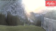 Archived webcam image showing Top station Holzegg on 28 May 2026 at 20:11