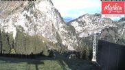 Archived webcam image showing Top station Holzegg on 9 Oct 2026 at 08:51