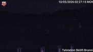 Archived webcam image showing Base station Skilift Brunni on 5 Oct 2026 at 02:22