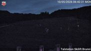 Archived webcam image showing Base station Skilift Brunni on 5 Oct 2026 at 07:22
