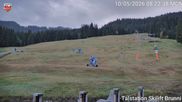 Archived webcam image showing Base station Skilift Brunni on 5 Oct 2026 at 08:22