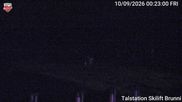Archived webcam image showing Base station Skilift Brunni on 9 Oct 2026 at 00:51