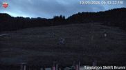 Archived webcam image showing Base station Skilift Brunni on 9 Oct 2026 at 07:51