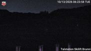 Archiviertes Webcam Bild: Talstation Skilift Brunni am 13.10.2026 um 06:44 Uhr