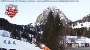 Archived webcam image showing Brunni - View towards Mythen on Feb 26, 2026 at 7:52 AM