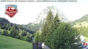 Archived webcam image showing Brunni - View towards Mythen on 27 Jun 2026 at 07:48
