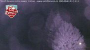 Archived webcam image showing Brunni - View towards Mythen on 24 Aug 2026 at 02:59