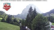 Archived webcam image showing Brunni - View towards Mythen on 24 Aug 2026 at 18:59