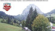 Archived webcam image showing Brunni - View towards Mythen on 5 Oct 2026 at 10:18