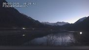 Archived webcam image showing Lungerersee, Switzerland on 26 Feb 2026 at 18:36