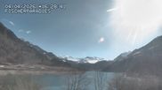 Archived webcam image showing Lungerersee, Switzerland on 4 Apr 2026 at 16:33