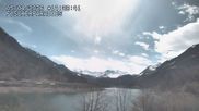Archived webcam image showing Lungerersee, Switzerland on 5 Apr 2026 at 14:56