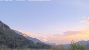 Archived webcam image showing Lungerersee, Switzerland on 5 Oct 2026 at 18:38