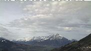 Archived webcam image showing View of Thunsersee, Niesen mountain (2362m) and Kander valley on 10 Apr 2026 at 10:42