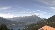 Archived webcam image showing View of Thunsersee, Niesen mountain (2362m) and Kander valley on 14 Jun 2026 at 10:28