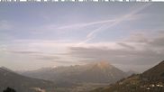 Archived webcam image showing View of Thunsersee, Niesen mountain (2362m) and Kander valley on 16 Jun 2026 at 06:24