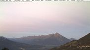 Archived webcam image showing View of Thunsersee, Niesen mountain (2362m) and Kander valley on 24 Sep 2026 at 07:24