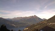 Archived webcam image showing View of Thunsersee, Niesen mountain (2362m) and Kander valley on 24 Sep 2026 at 08:24