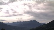 Archived webcam image showing View of Thunsersee, Niesen mountain (2362m) and Kander valley on 24 Sep 2026 at 14:24
