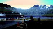 Archived webcam image showing Kandersteg: Lake Oeschinensee on 28 May 2026 at 06:16