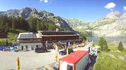 Archived webcam image showing Kandersteg: Lake Oeschinensee on 12 Jul 2026 at 18:13