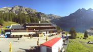 Archiviertes Webcam Bild: Kandersteg: Oeschinensee und Berghotel am 19.09.2026 um 10:56 Uhr