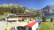Archiviertes Webcam Bild: Kandersteg: Oeschinensee und Berghotel am 19.09.2026 um 12:56 Uhr