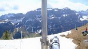 Archiviertes Webcam Bild: Ebenalp: Panoramablick Bergstation am 18.04.2026 um 12:42 Uhr