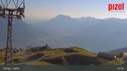 Archived webcam image showing mountain station 