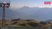 Archived webcam image showing mountain station 