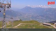 Archived webcam image showing mountain station 