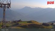 Archived webcam image showing mountain station 