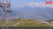Archived webcam image showing mountain station 