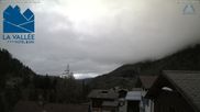 Archived webcam image showing 4 Vallées: Hotel La Vallée on 12 Apr 2026 at 08:29