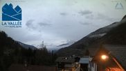 Archived webcam image showing 4 Vallées: Hotel La Vallée on 12 Apr 2026 at 20:29