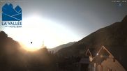 Archived webcam image showing 4 Vallées: Hotel La Vallée on 12 Jul 2026 at 20:40