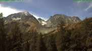 Archiviertes Webcam Bild: Blick vom Kurhaus Arolla in der Gemeinde Evolène am 26.08.2026 um 12:04 Uhr