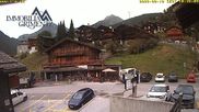 Archived webcam image showing Grimentz on 18 Aug 2026 at 10:51