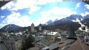 Archived webcam image showing View of San Candido on 17 Apr 2026 at 12:44