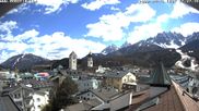 Archived webcam image showing View of San Candido on 17 Apr 2026 at 14:44