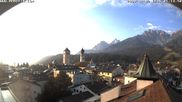 Archived webcam image showing View of San Candido on 3 Aug 2026 at 07:09