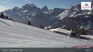 Archiviertes Webcam Bild: 3 Zinnen Dolomiten: Sexten Bergstation Helm am 28.02.2026 um 09:22 Uhr