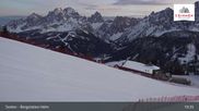Archived webcam image showing Sextner Dolomites Skiing Mountain Helm on 30 Mar 2026 at 03:39