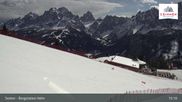 Archived webcam image showing Sextner Dolomites Skiing Mountain Helm on 30 Mar 2026 at 15:39