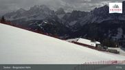 Archived webcam image showing Sextner Dolomites Skiing Mountain Helm on 30 Mar 2026 at 17:39