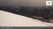 Archived webcam image showing Sextner Dolomites Skiing Mountain Helm on 20 Apr 2026 at 05:06